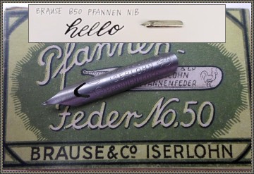 Brause Pfannenfeder no.50