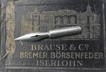 Brause bremer borsenfeder mit kugelspitze ef
