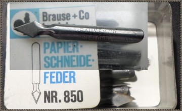 Brause No.850 Papier schneidefeder