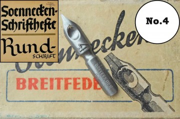 Breitfeder 4  rundschrift
