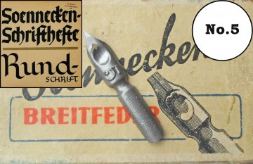 Breitfeder 5  rundschrift