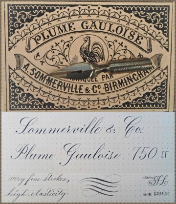 A. Sommerville Plume Gauloise no.750 EF