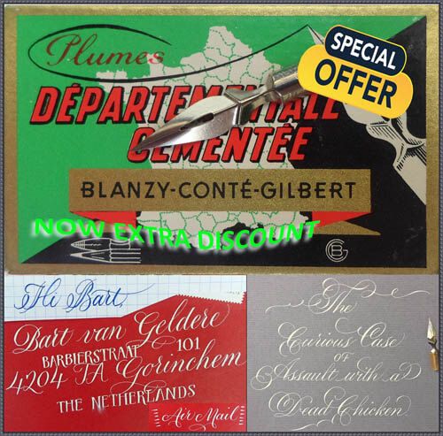 A box with 72 Departementale 2552 nibs