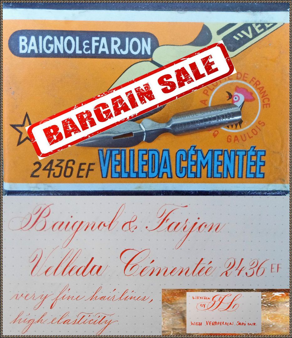 A box with 72 Velleda 3436 EF nibs